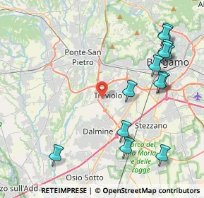 Mappa Via Risorgimento, 24048 Treviolo BG, Italia (4.90077)