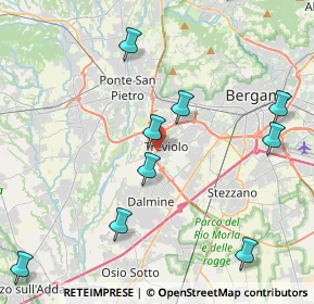 Mappa Via Risorgimento, 24048 Treviolo BG, Italia (5.66583)
