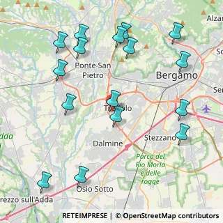 Mappa Via Risorgimento, 24048 Treviolo BG, Italia (4.93688)