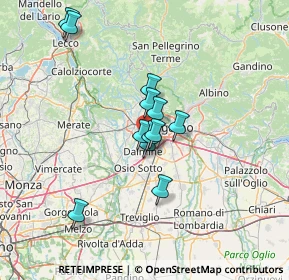 Mappa Via Costituzione, 24048 Treviolo BG, Italia (10.54583)