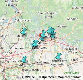 Mappa Via Risorgimento, 24048 Treviolo BG, Italia (9.88091)