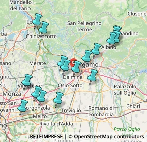 Mappa Via Risorgimento, 24048 Treviolo BG, Italia (16.17778)