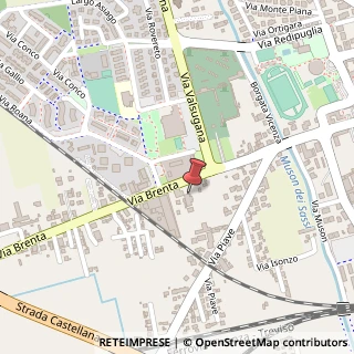 Mappa Via Brenta, 7, 31033 Castelfranco Veneto, Treviso (Veneto)