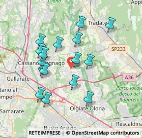 Mappa Via Trieste, 21054 Fagnano Olona VA, Italia (3.42938)