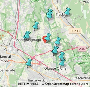 Mappa Via Trieste, 21054 Fagnano Olona VA, Italia (3.48231)