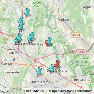 Mappa Via Trieste, 21054 Fagnano Olona VA, Italia (4.67545)