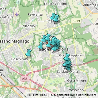Mappa Via Trieste, 21054 Fagnano Olona VA, Italia (1.2785)
