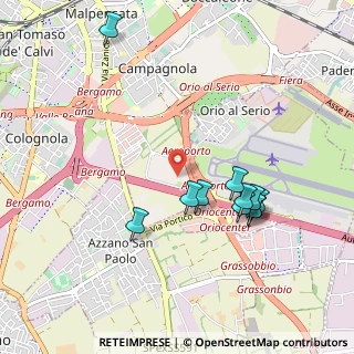 Mappa Via Aeroporto, 24050 Bergamo BG, Italia (0.94818)