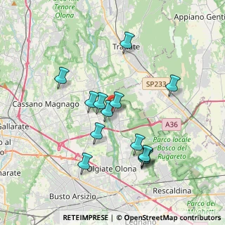 Mappa Via Giotto, 21050 Gorla Maggiore VA, Italia (3.37538)