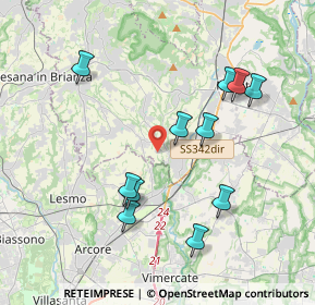 Mappa Via dei Mughetti, 23871 Lomagna LC, Italia (3.83909)