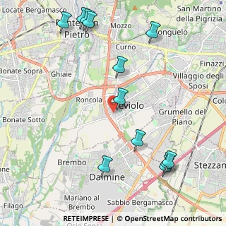 Mappa Via IV Novembre, 24048 Treviolo BG, Italia (2.59833)