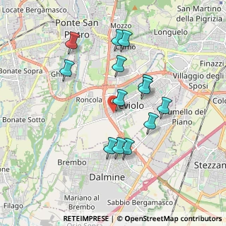 Mappa Via IV Novembre, 24048 Treviolo BG, Italia (1.70846)