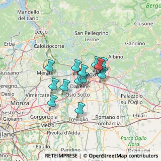 Mappa Via IV Novembre, 24048 Treviolo BG, Italia (8.67429)