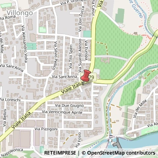 Mappa Viale Italia, 48, 24060 Villongo, Bergamo (Lombardia)
