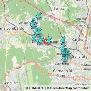 Mappa Via I Maggio, 21011 Casorate Sempione VA, Italia (1.61313)