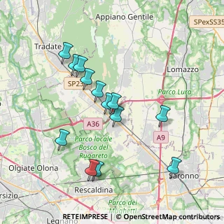 Mappa Via Fornace, 22076 Mozzate CO, Italia (3.54923)