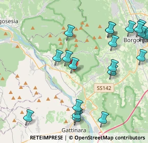 Mappa Frazione Baragiotta, 28075 Grignasco NO, Italia (5.121)