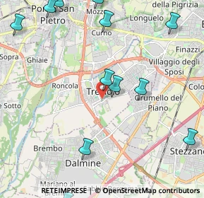 Mappa Piazza Mons. Premarini, 24048 Treviolo BG, Italia (2.805)
