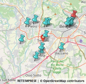 Mappa Piazza Mons. Premarini, 24048 Treviolo BG, Italia (3.76733)