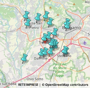 Mappa Piazza Mons. Premarini, 24048 Treviolo BG, Italia (2.93263)
