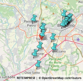 Mappa Piazza Mons. Premarini, 24048 Treviolo BG, Italia (4.0205)
