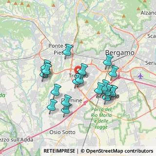 Mappa Piazza Mons. Premarini, 24048 Treviolo BG, Italia (3.3485)