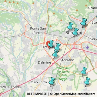 Mappa Piazza Mons. Premarini, 24048 Treviolo BG, Italia (5.54727)