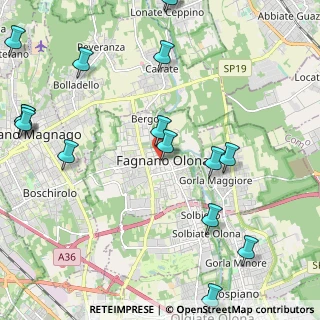 Mappa Via dei Patrioti, 21054 Fagnano Olona VA, Italia (2.875)