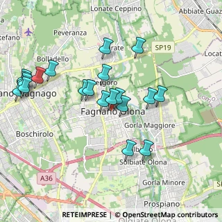 Mappa Via dei Patrioti, 21054 Fagnano Olona VA, Italia (1.9755)