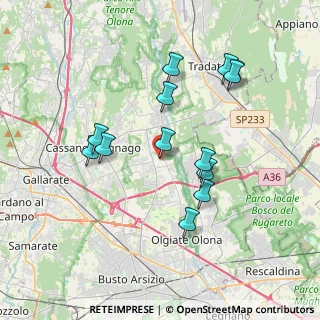 Mappa Via dei Patrioti, 21054 Fagnano Olona VA, Italia (3.51923)