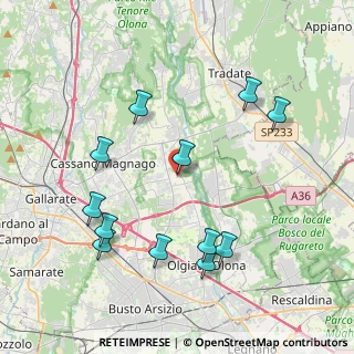Mappa Via dei Patrioti, 21054 Fagnano Olona VA, Italia (4.2775)