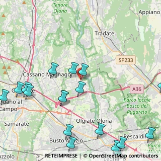 Mappa Via dei Patrioti, 21054 Fagnano Olona VA, Italia (5.945)