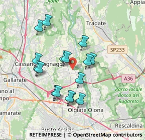 Mappa Via dei Patrioti, 21054 Fagnano Olona VA, Italia (3.23063)