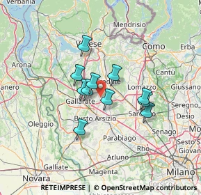 Mappa Via dei Patrioti, 21054 Fagnano Olona VA, Italia (9.36545)