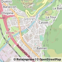 Mapa Verrès