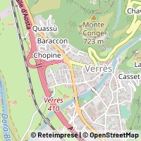 Map Verrès