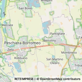Mappa Peschiera Borromeo