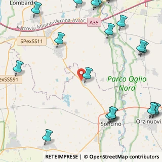 Mappa Via Villavetere, 26029 Soncino CR, Italia (6.7565)