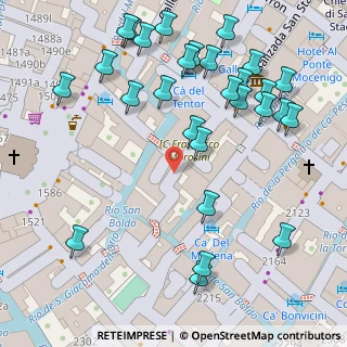 Mappa Calle del Tentor, 30135 Venezia VE, Italia (0.07929)