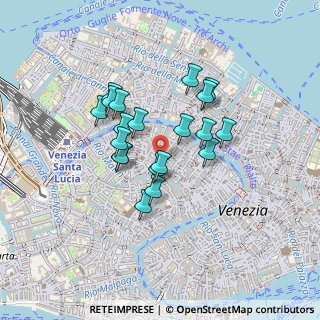 Mappa Calle del Tentor, 30135 Venezia VE, Italia (0.3415)