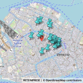 Mappa Calle del Tentor, 30135 Venezia VE, Italia (0.3265)