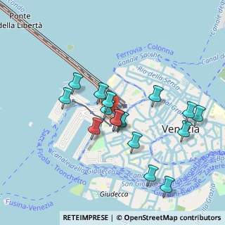 Mappa Fondamenta Santa Chiara, 30135 Venezia VE, Italia (0.86563)