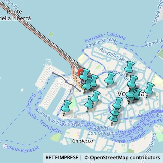 Mappa Fondamenta Santa Chiara, 30135 Venezia VE, Italia (0.991)