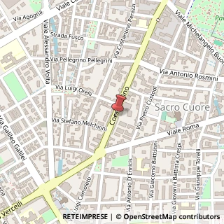 Mappa Corso Torino, 39/C, 28100 Novara, Novara (Piemonte)
