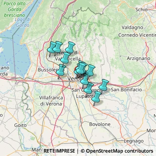 Mappa Via Domenico Frangini, 37121 Verona VR, Italia (7.51857)