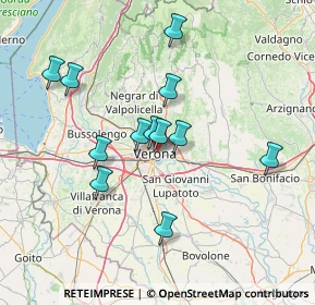Mappa Via Leoni, 37121 Verona VR, Italia (12.81833)
