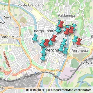 Mappa Piazzetta Pasque Veronesi, 37121 Verona VR, Italia (0.781)