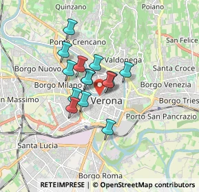 Mappa Piazzetta Castel Vecchio, 37121 Verona VR, Italia (1.15714)