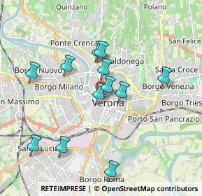 Mappa Piazzetta Pasque Veronesi, 37121 Verona VR, Italia (1.735)