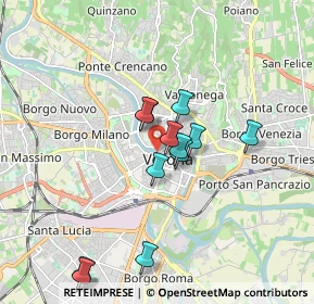 Mappa Piazzetta Pasque Veronesi, 37121 Verona VR, Italia (1.53583)